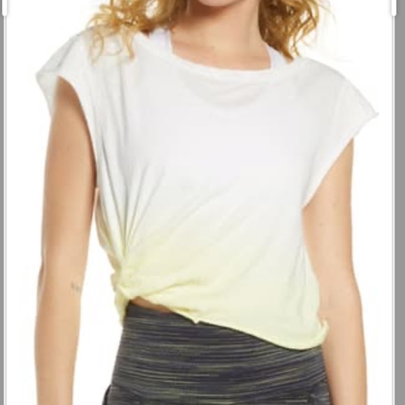 Free People Hold It Down Dip Dye Tee - Picture 3 of 4